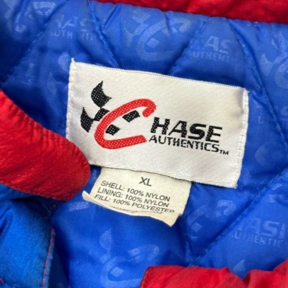 Vintage 90s NASCAR Dale Jarrett FORD Motors Chase Authentics Racing Jacket XL - Picture 12 of 13